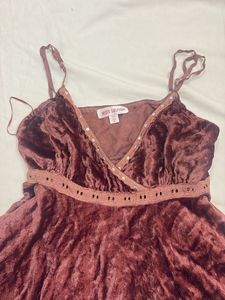 Velvet Brown Cami Top