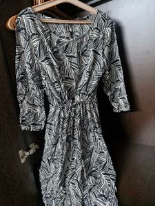 Leaf Print Dress