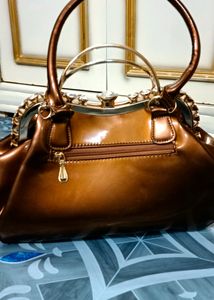 Leather Handbag Latest Partywear Stone Bag