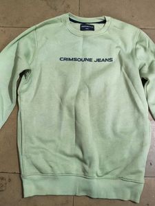 Crimsoune Jeans Light Green Sweatshirt