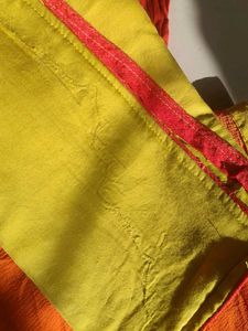 Collar Neck Embroided Kurti Set