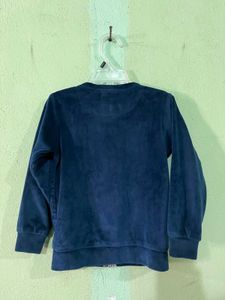 Lovely Blue Velvet Jacket