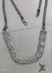 Sparkling Rhinestone Choker Necklace