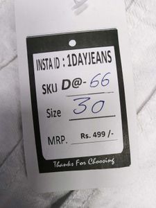 D@66 Size-30 (Sale) Latest Ladies high waist Jeans