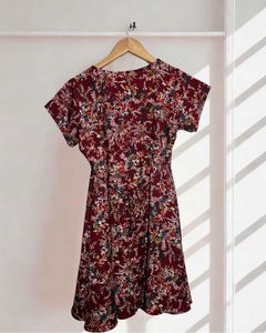 Berrylush Fit n Flare wrap around dress