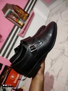 Black Formal Shoes 42 Fixed Price