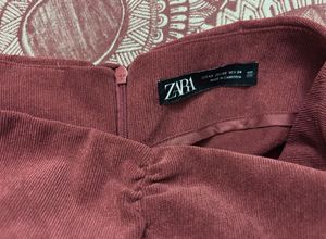 Zara Ruched Mini Skirt