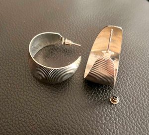 Silver Hoop Earrings