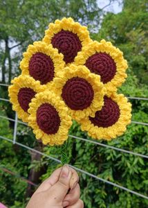 Crochet Sunflowers