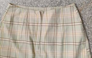 Nobarr Plaid Mini Skirt, XS Size
