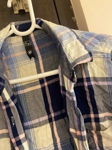 Plaid Button-Down Shirt