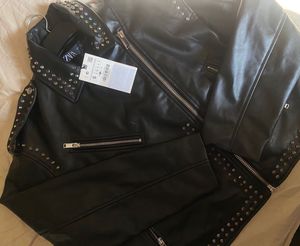 ZARA studded leather jacket * Limited edition *