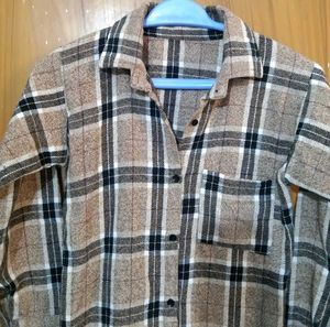Brown woolen shirt