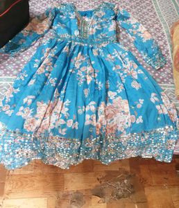 Elegant Floral Ethnic Gown