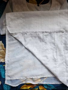 White Embroidered Top