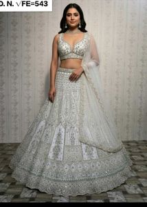 Elegant White Lehenga Choli