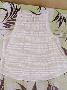 White Sleeveless Top