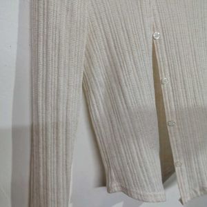 Off White Button-Up