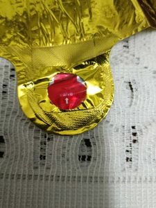 Gold Number 3 Balloon