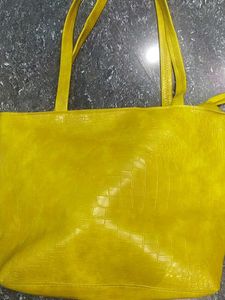 Yellow Tote Bag
