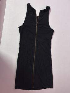 Sleeveless Black Mini Dress