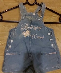 Denim Overalls Romper