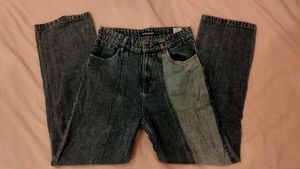 Sassfras Patchwork Flare Jeans