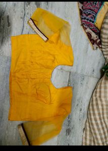 Beautiful Mango Colour Blouse