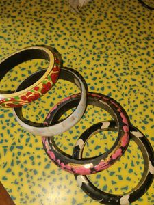 Lac Bangles &amp; Bracelets Set of 4