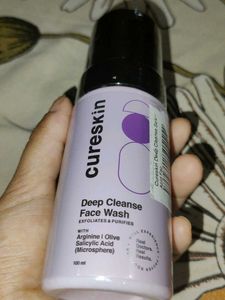 Cureskin Deep Cleanse Face Wash 💜