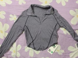 Crop Top Grey