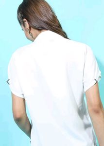 Solid White Top for Women