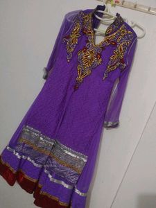 Purple Indian Dress