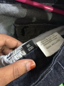 Wide Leg Denim Pants High Waist