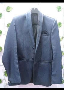 man blue blezer