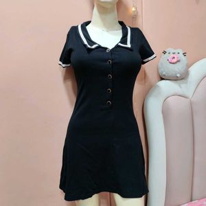 🖤 Elegant Black Mini Dress! 🖤