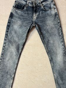Acid Wash Denim Jeans