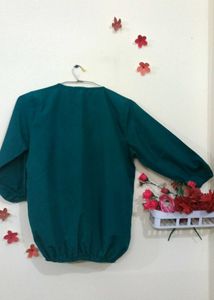 Turquoise Sea Green Coloured Balloon Top