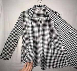 Gingham Button-Down Shirt