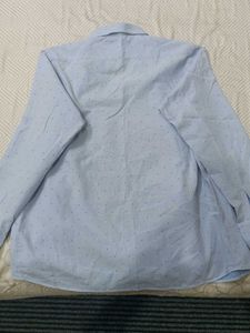Light Blue Patterned Shirt