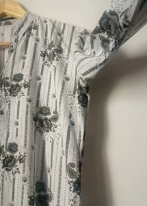 Floral Print Kurta