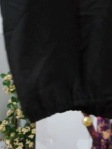 Black Half Top