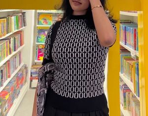 Patterned Knitted Top