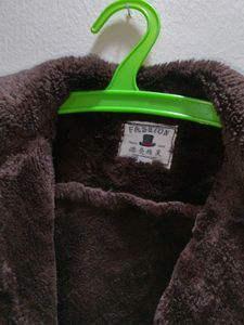 Brown Fur Lined Jacket 3/4 years