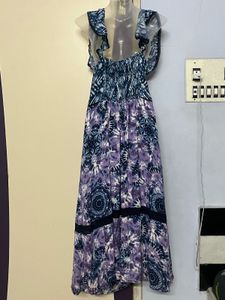 Stylish Tie-Dye Maxi Dress