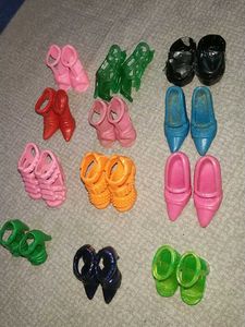Rare-12 Pair Doll Shoes Set👠👠!Vintage Style!