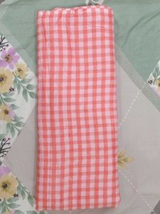 New Cotton Check Print Fabric For Cord Set