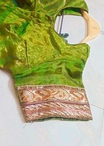 Olive 🫒 Colour Stitched Unused Blouse