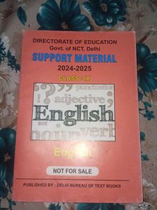 Class IX English Support Material