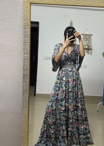 Printed BOHEMIAN Tiered Maxi Dress